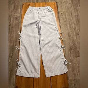 Wild Fable Light Blue Striped Pants